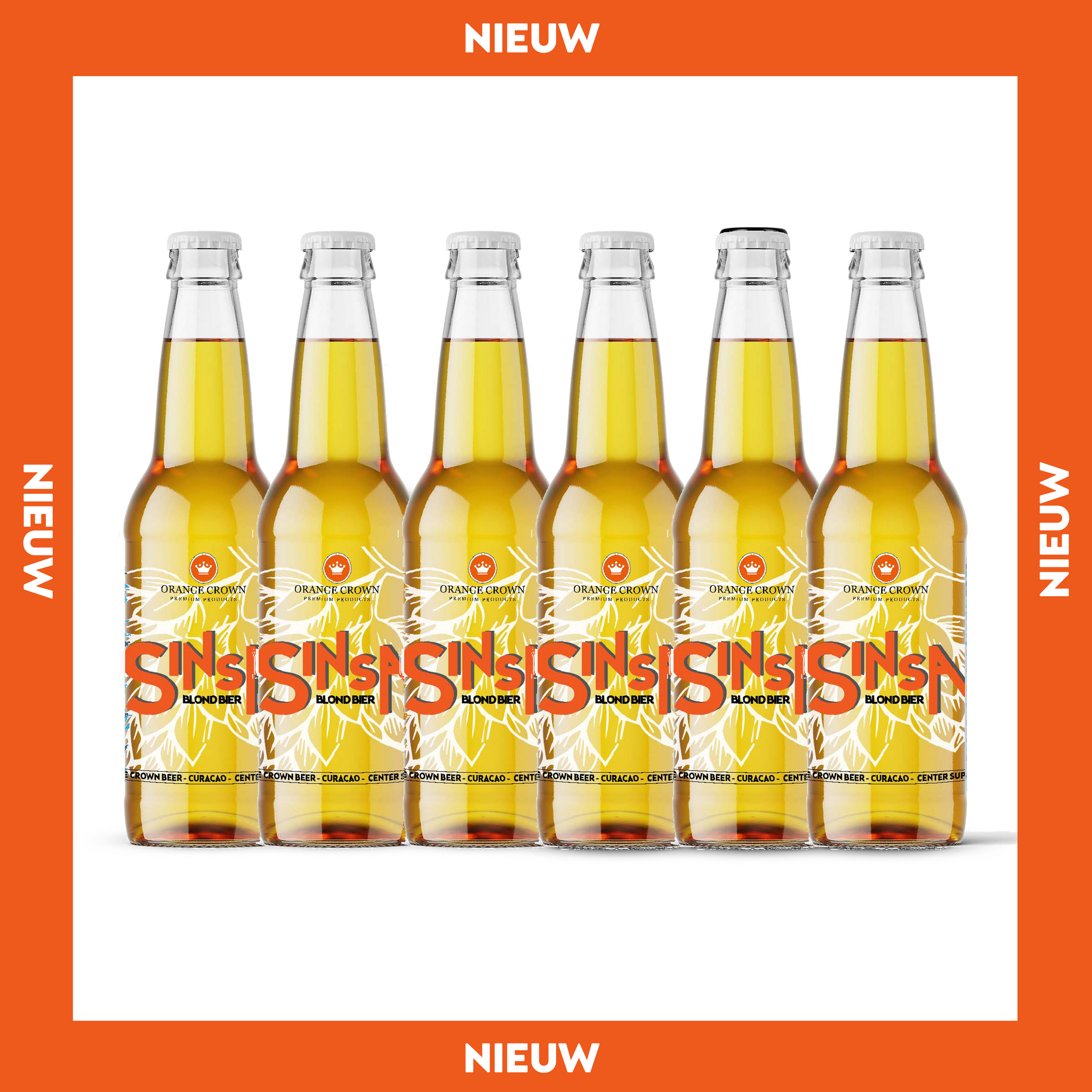 SINSA beer 6-pack – Orange Crown Beer